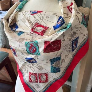 Vintage Ginnie Johansen Silk Scarf